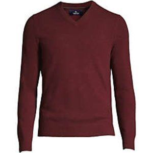 New Men's Dockers  sweater pullover work dressy Size L Red